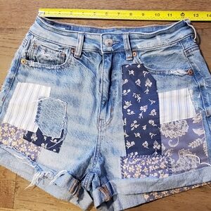 American Eagle Patch Shorts